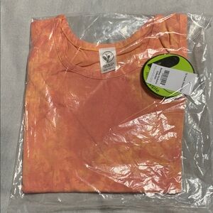 Limeapple Orange Tie-Dye Kids Shirt